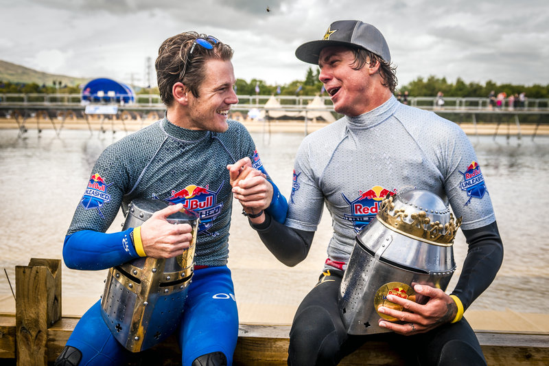 Red Bull Unleashed Winner Albee Layer and second Billy Stairmand | Surf Park Central